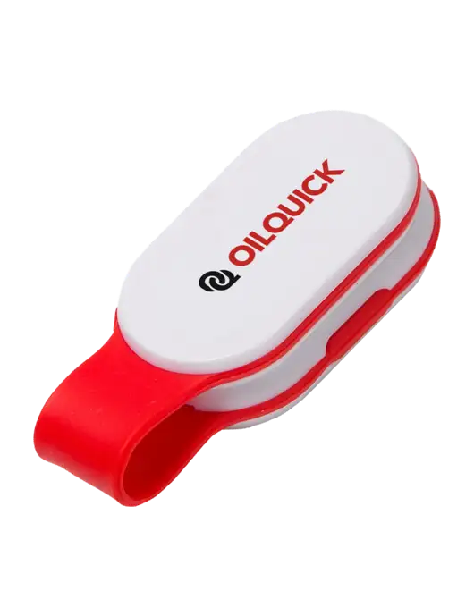 Magna Clip Red Personal Safety Light w/OilQuick Logo