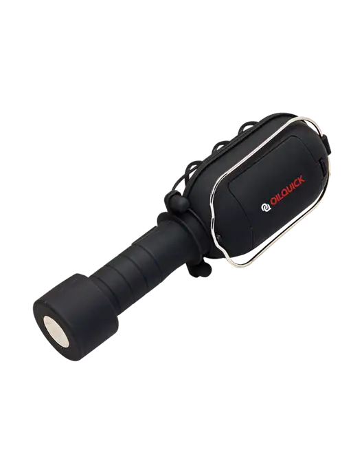 Black Magnum Worklight w/OilQuick Logo