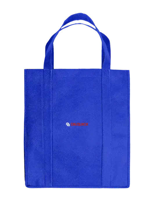 Eco Reusable Jumbo Royal Shopping Bag w/OilQuick Logo
