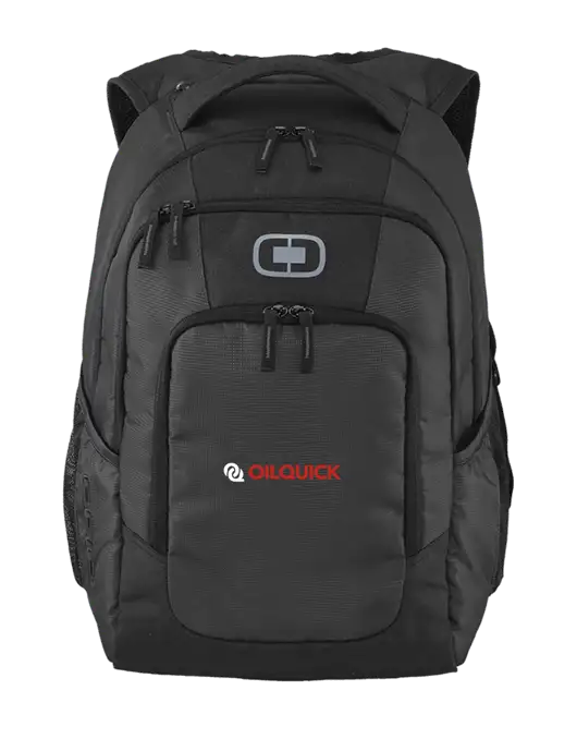 OGIO Diesel Grey Logan Laptop Backpack
 w/OilQuick Logo