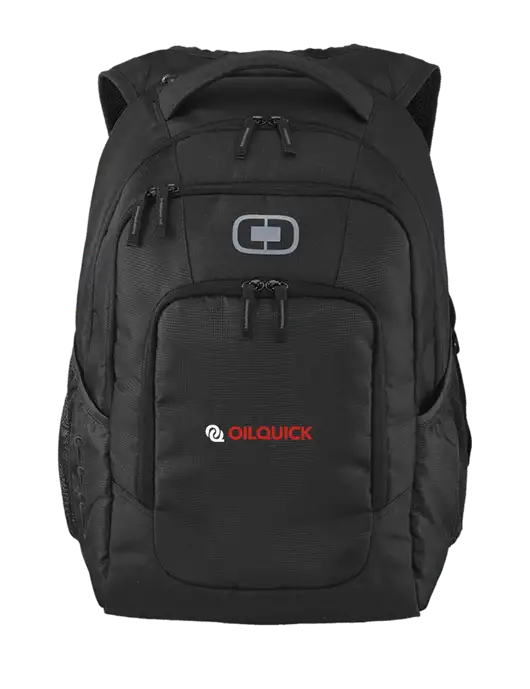 OGIO Black Logan Laptop Backpack
 w/OilQuick Logo