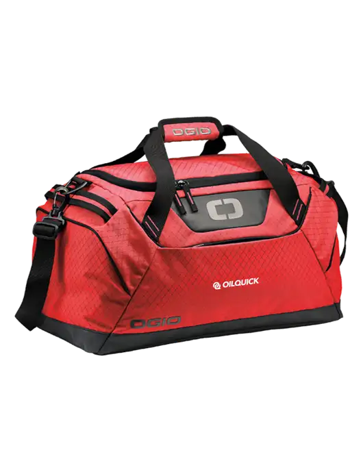 OGIO Red Catalyst Duffle
 w/OilQuick Logo