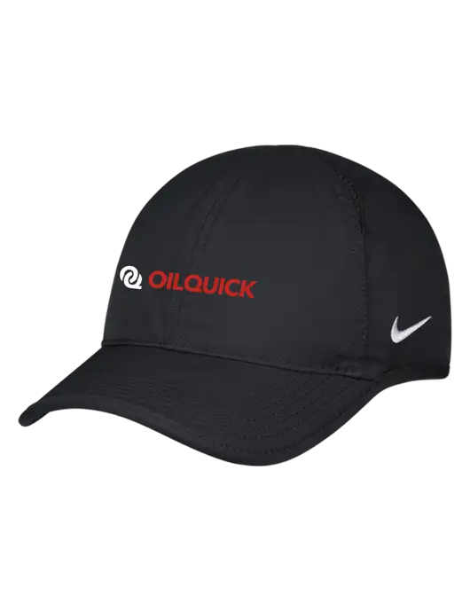 Nike Black Featherlight Cap w/OilQuick Logo