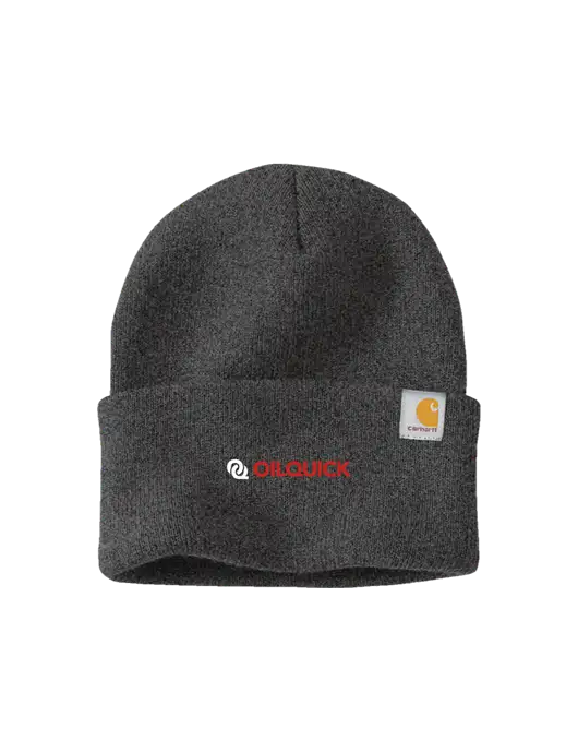 Carhartt Dark Grey Watch Cap 2.0 w/OilQuick Logo