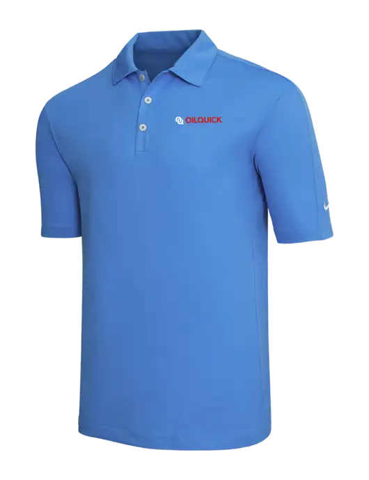 Nike Light Royal Blue Tech Sport Dri-FIT Polo w/OilQuick Logo