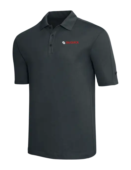 Nike Dark Grey Tech Sport Dri-FIT Polo w/OilQuick Logo