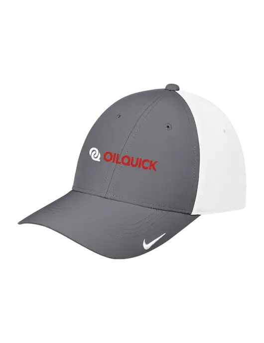 Nike Dark Grey/White Dri-FIT Legacy Cap w/OilQuick Logo