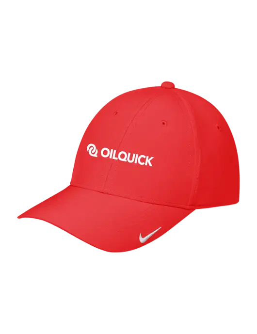 Nike Red Dri-FIT Legacy Cap w/OilQuick Logo