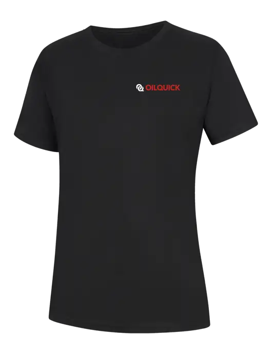 Womens Black Core Blend Tee w/OilQuick Logo