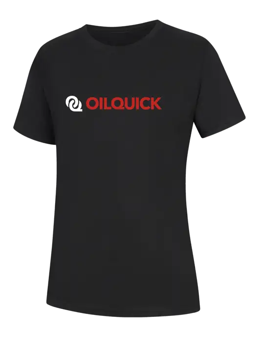 Womens Black Core Blend Tee w/OilQuick Logo