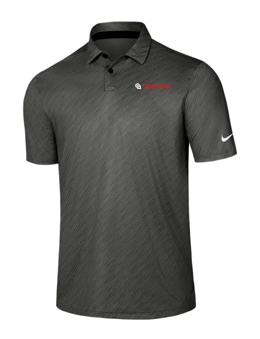 Nike Dark Grey Vapor Dash Polo w/OilQuick Logo