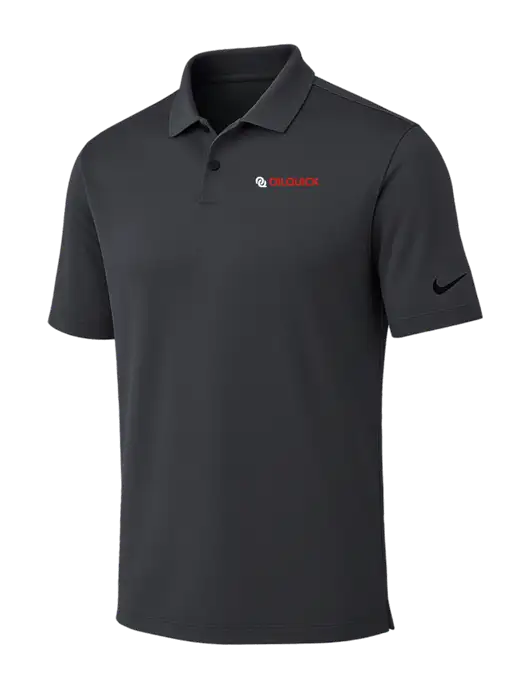 Nike Dark Grey Dri-FIT Vapor Polo w/OilQuick Logo
