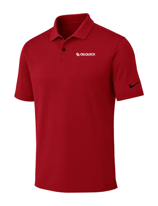 Nike Red Dri-FIT Vapor Polo w/OilQuick Logo
