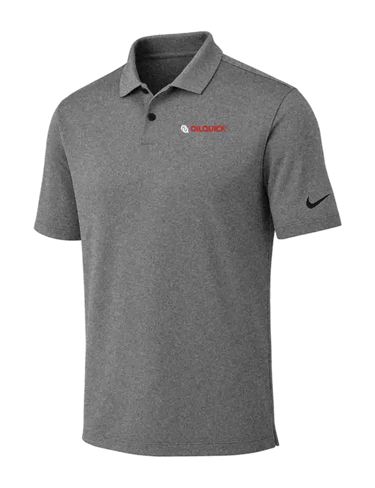 Nike Dark Grey Heather Dri-FIT Vapor Polo w/OilQuick Logo