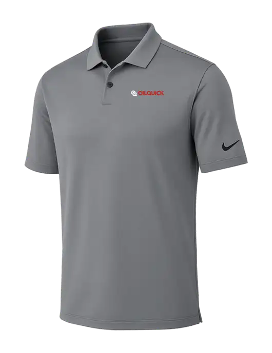 Nike Medium Grey Dri-FIT Vapor Polo w/OilQuick Logo