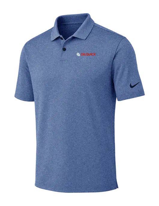Nike Dark Royal Heather Dri-FIT Vapor Polo w/OilQuick Logo