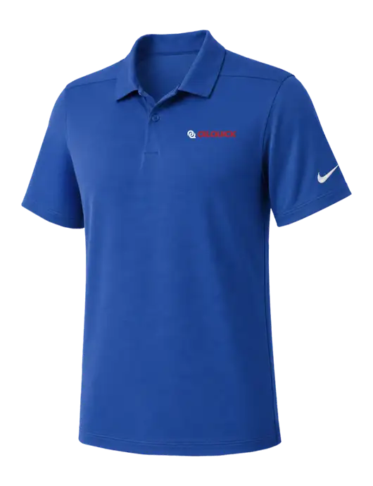 Nike Dark Royal Dry Essential Solid Polo w/OilQuick Logo