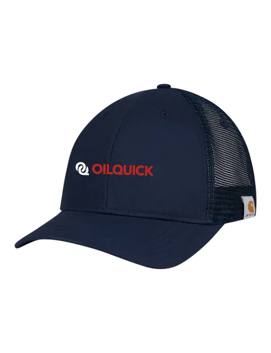 Carhartt Navy Trucker Rugged Pro Series Cap w/OilQuick Logo