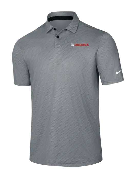 Nike Medium Grey Vapor Dash Polo w/OilQuick Logo