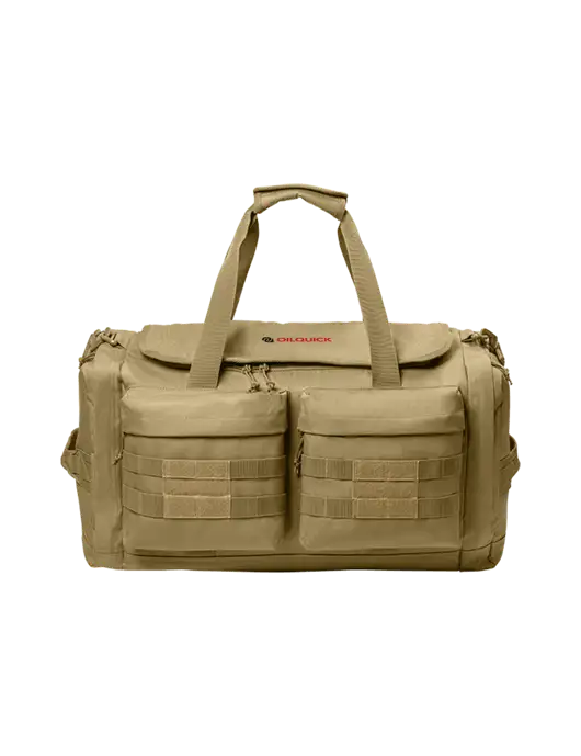 CornerStone Dark Tan Tactical Duffel w/OilQuick Logo