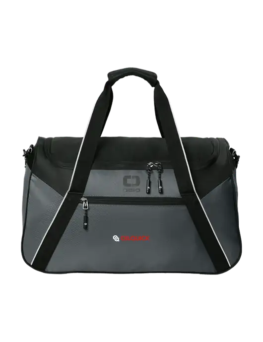 OGIO Dark Medium Grey/Black Inception Duffel w/OilQuick Logo