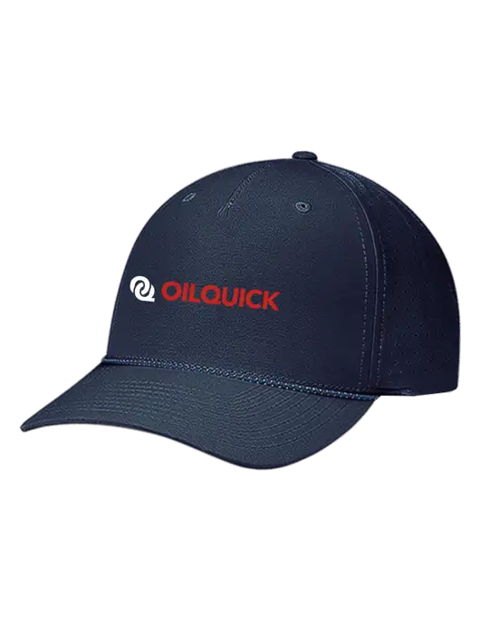 Richardson Laser Perf Performance Dark Navy/Navy-Grey-Blue Rope Cap w/OilQuick Logo