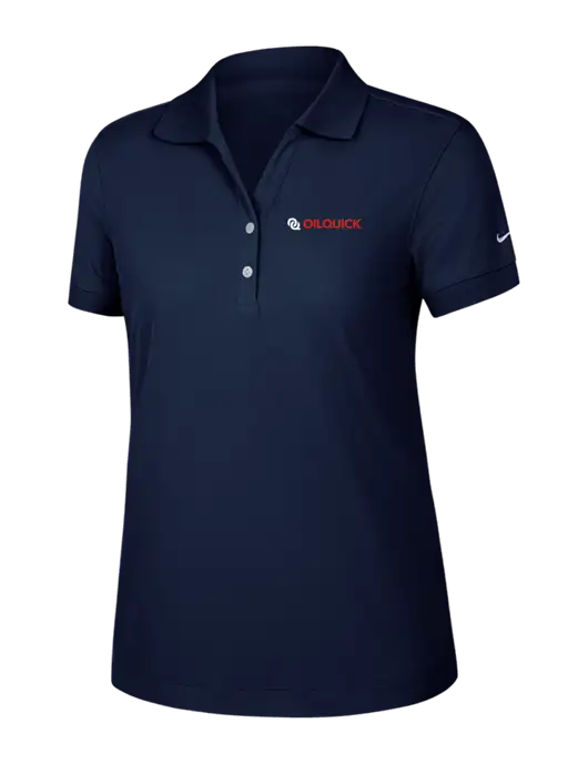 Nike Womens Dri-FIT Classic Dark Navy Polo w/OilQuick Logo