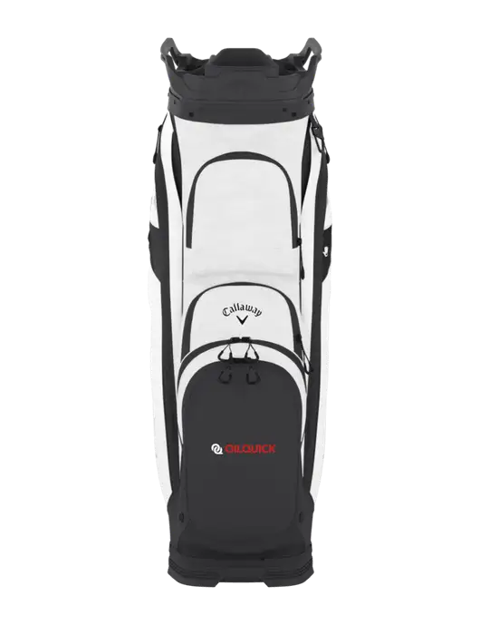 Callaway Org 14 Very Light Grey Camo/White Cart Golf Bag  w/OilQuick Logo