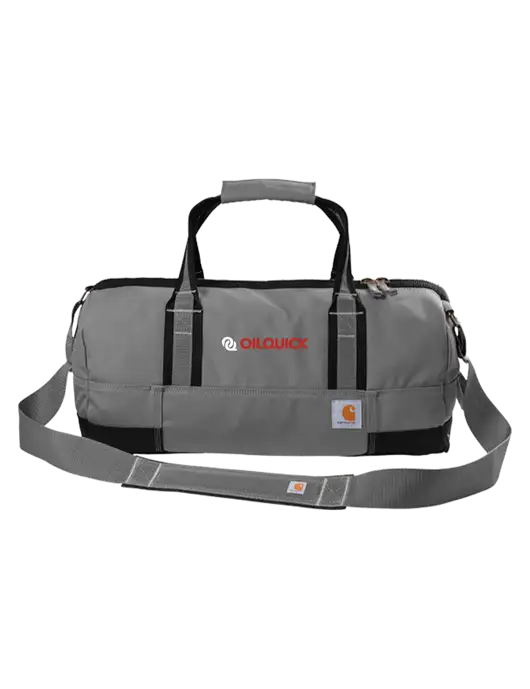 Carhartt Medium Grey Foundry Series 20” Duffel w/OilQuick Logo