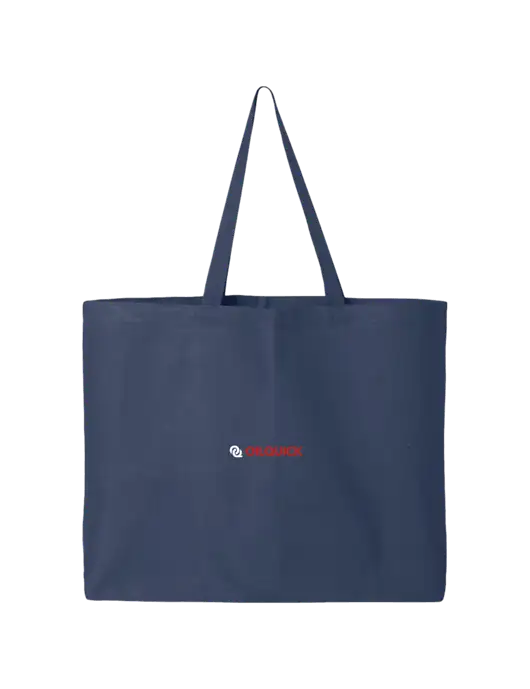 Sturdy Canvas Navy Tote w/OilQuick Logo