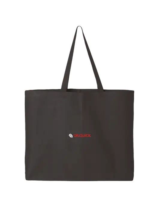 Sturdy Canvas Charcoal Tote w/OilQuick Logo