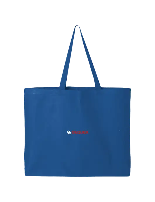 Sturdy Canvas Royal Blue Tote w/OilQuick Logo