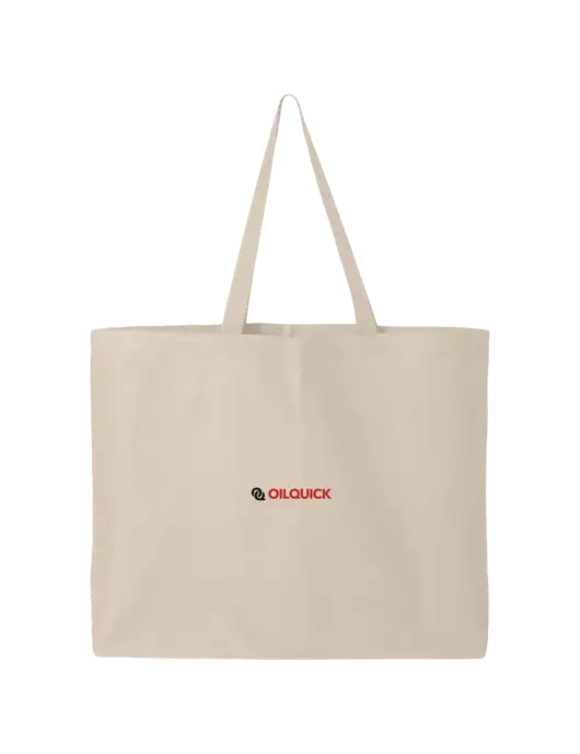 Sturdy Canvas Tan Tote w/OilQuick Logo