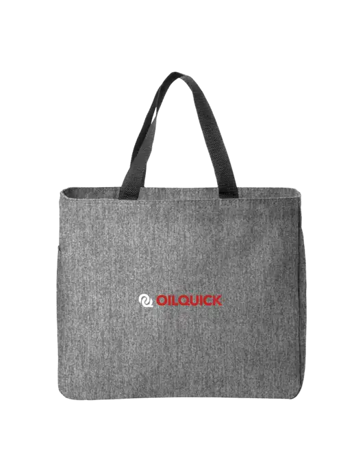 Essential Medium Grey Heather Tote w/OilQuick Logo