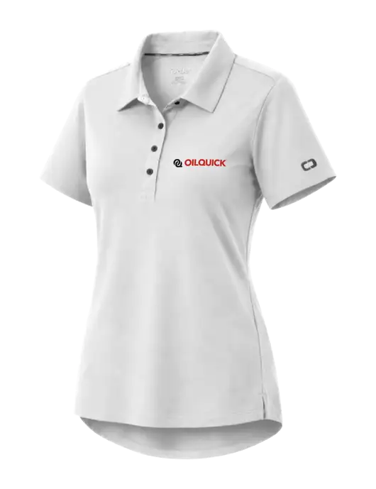 OGIO Womens Envision White Polo w/OilQuick Logo