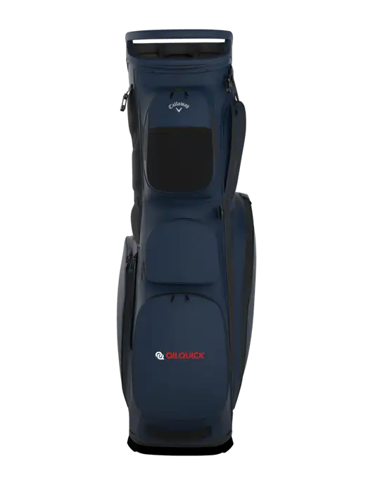 Callaway Fairway 14 Navy Stand Golf Bag w/OilQuick Logo